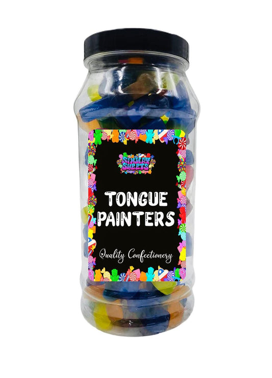 Tongue Painters Gummy Tongue Painting Dummies Retro Sweets Gift Jar