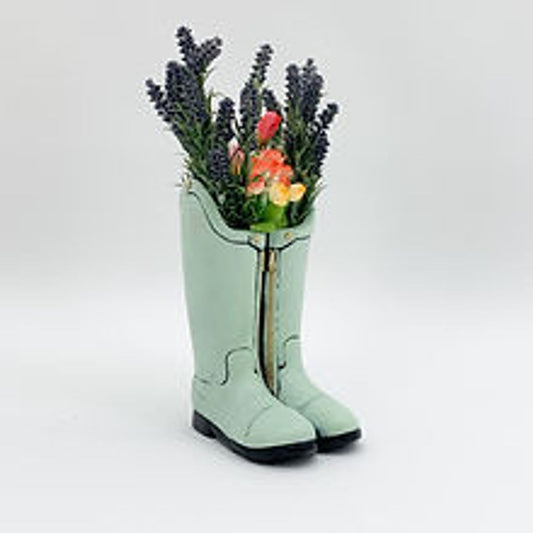 29cm Pale Green Boot Planter