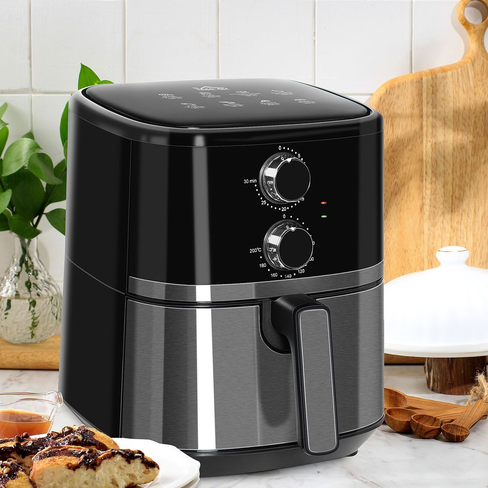 Air Fryer 1500W 4.5L Air Fryers Oven with Rapid Air Circulation Timer