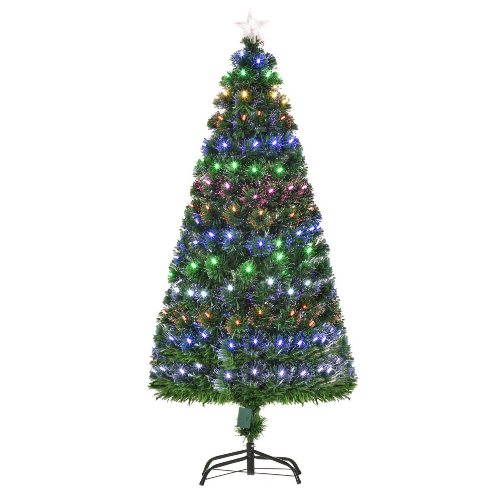 5FT Pre-Lit Artificial Christmas Tree with Lights and Star Topper