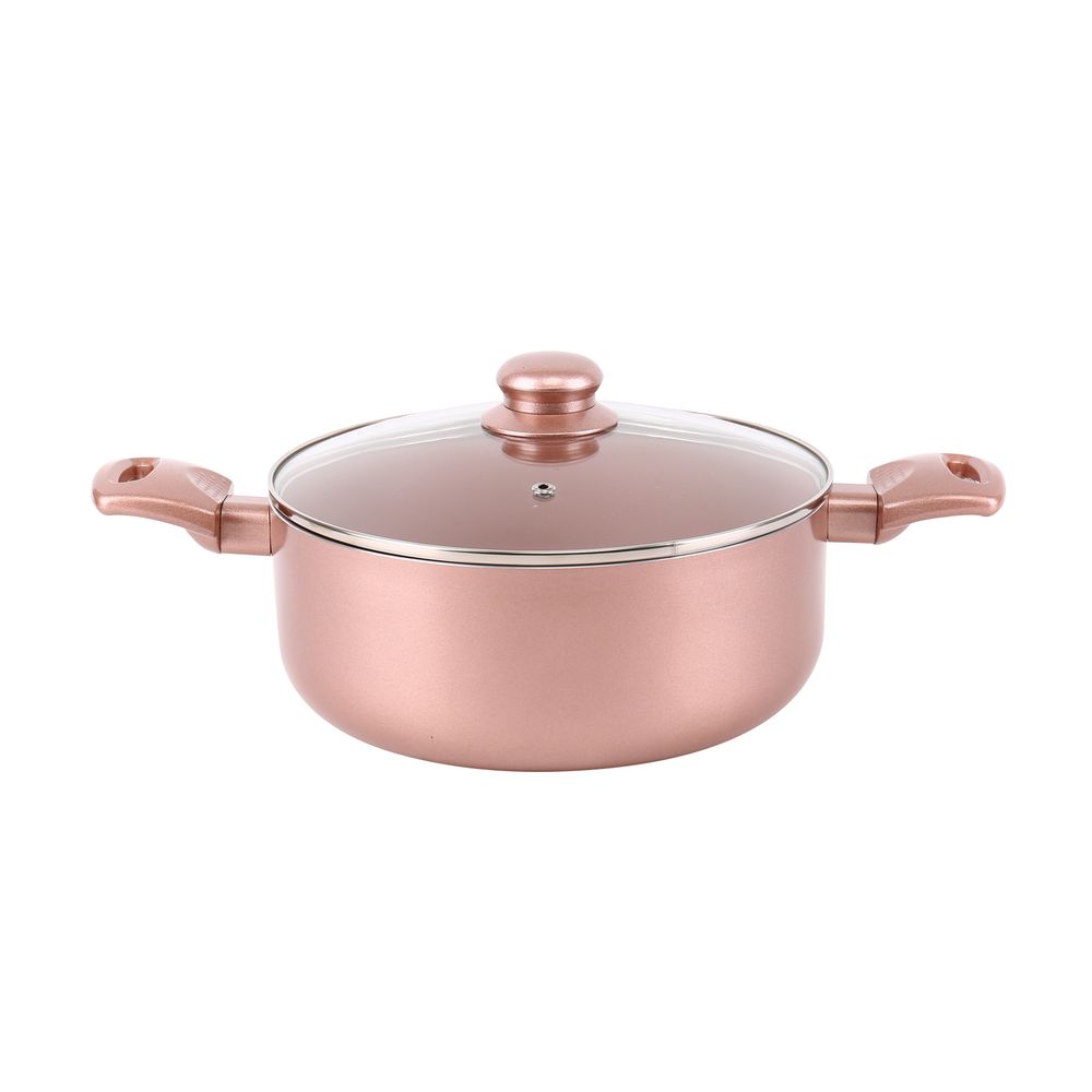 8pc Rose Gold Pan Set