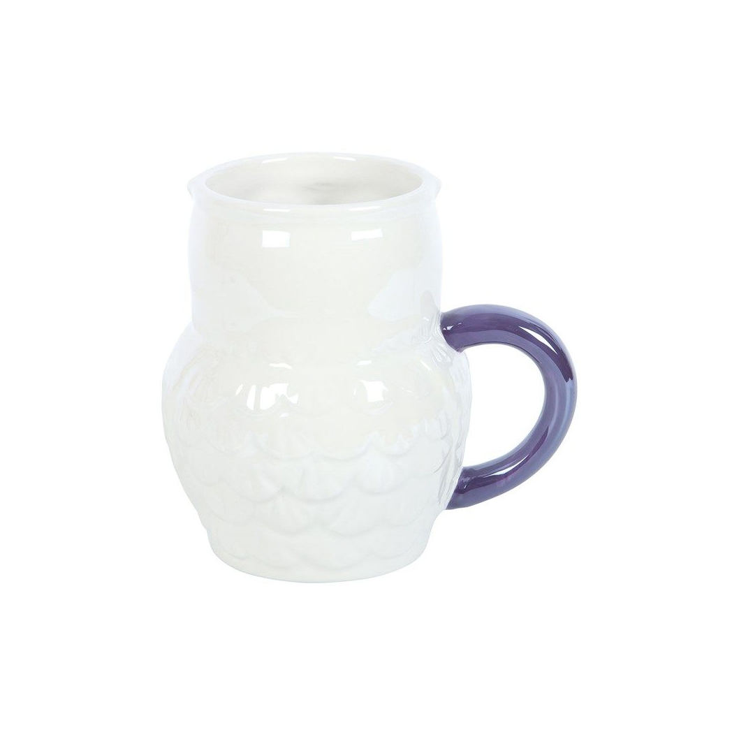 Owl Shaped Iridescent Mug