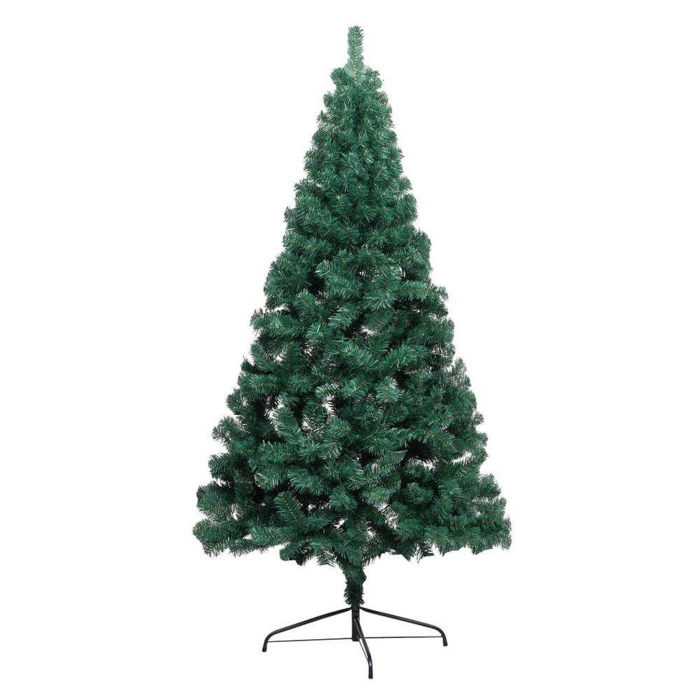 Artificial Half Pre-lit Christmas Tree with Ball Set Green 120 cm