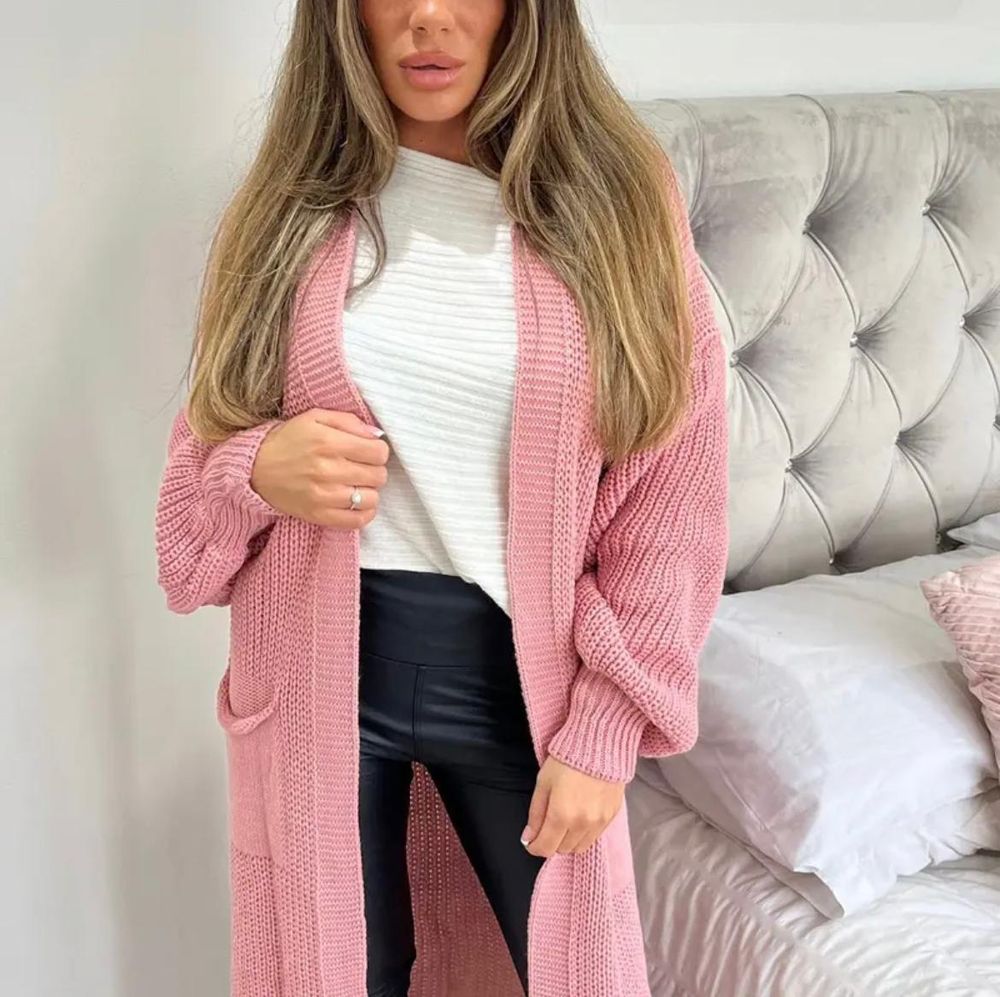 Ladies Balloon Sleeve Cardigan