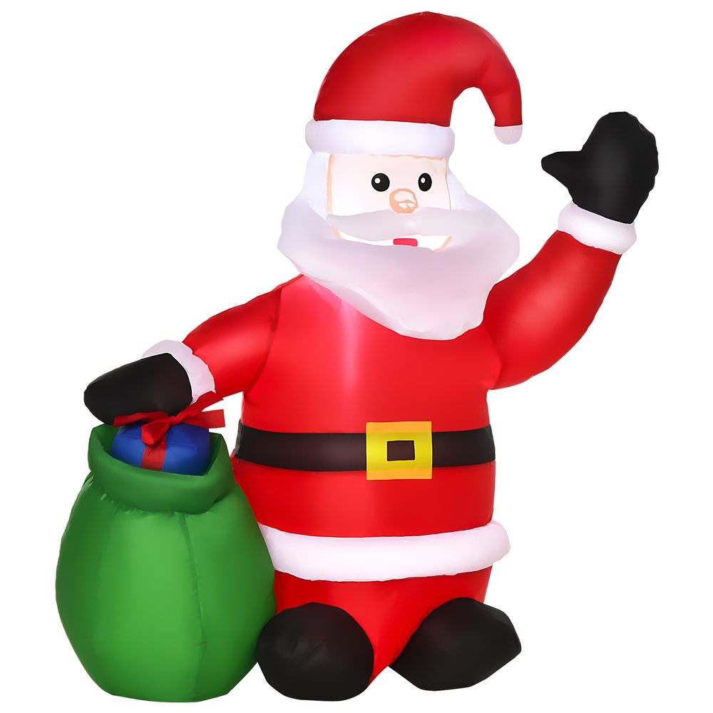 4FT Inflatable Blow up Christmas Santa Claus