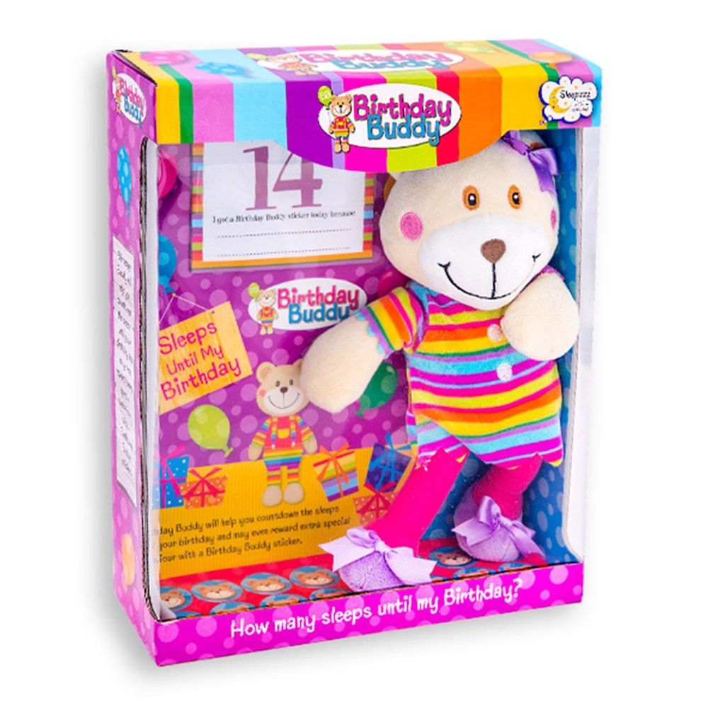 Birthday Buddy (Girl) - Count Down Birthday Bear Toy