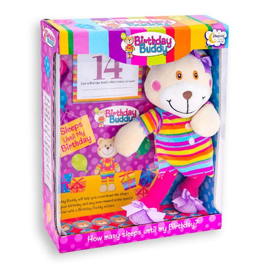 Birthday Buddy (Girl) - Count Down Birthday Bear Toy