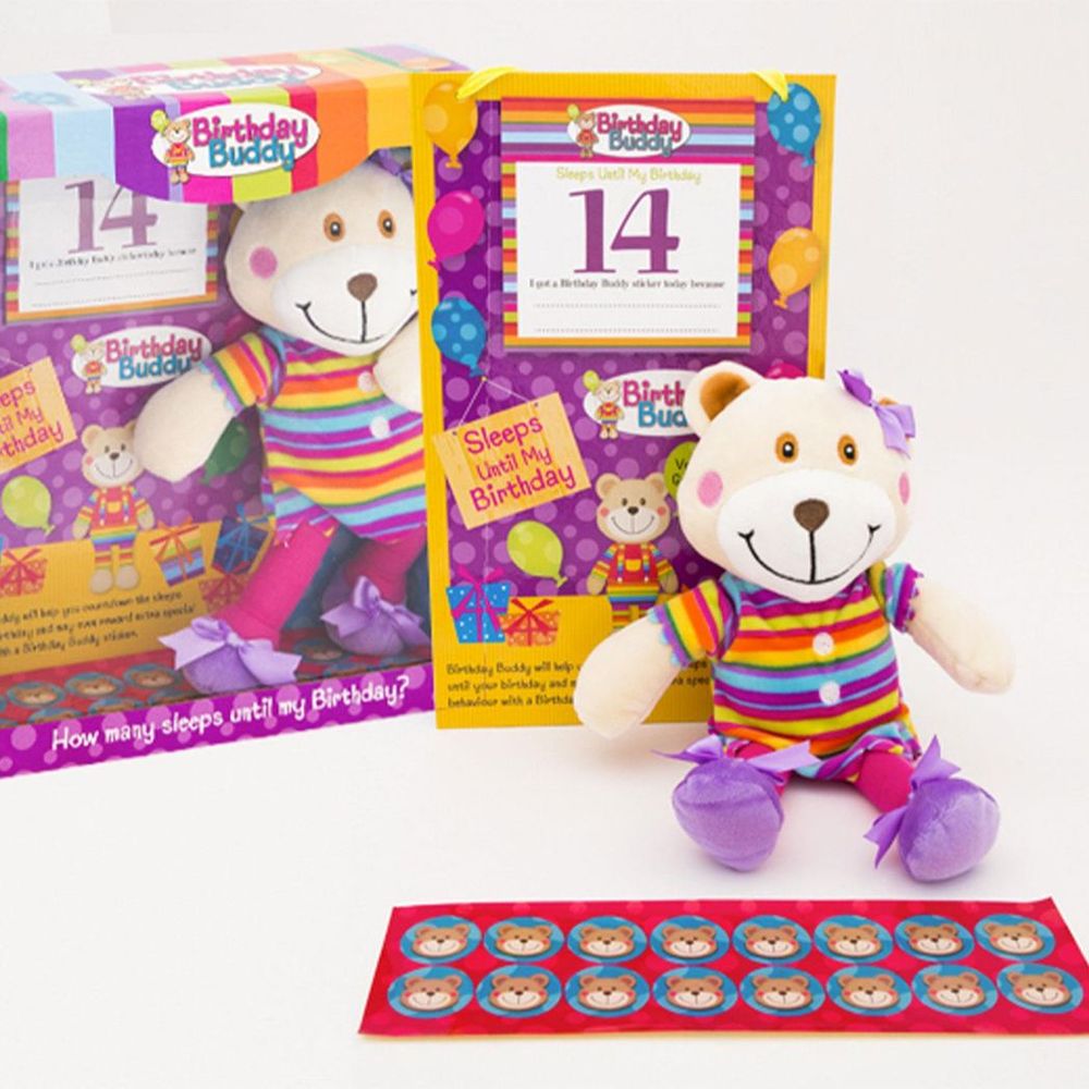 Birthday Buddy (Girl) - Count Down Birthday Bear Toy