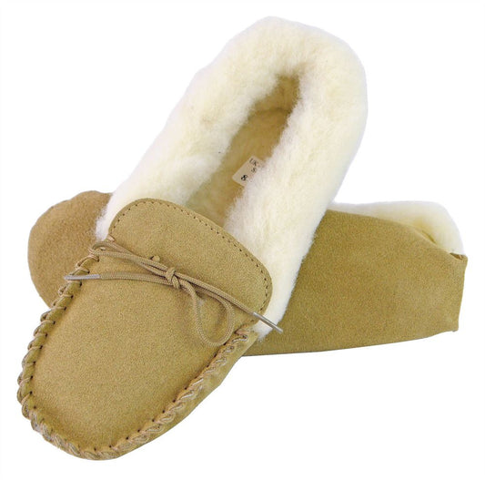 Lambswool Moccasin Slippers