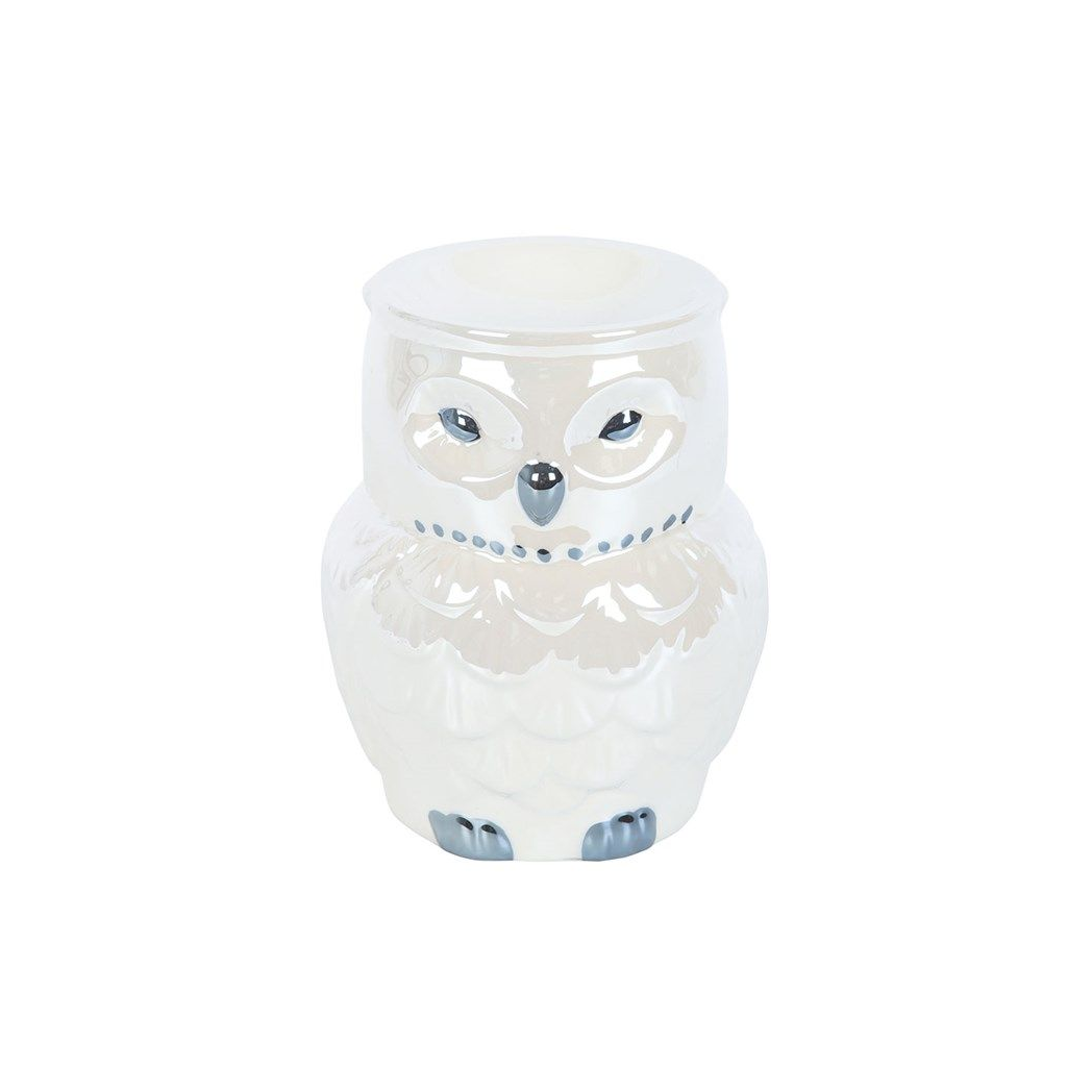 Owl Shaped Iridescent Oil Burner and Wax Warmer