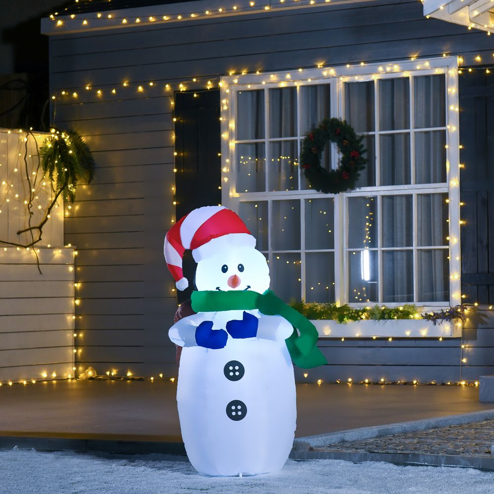 4ft Inflatable Standing Christmas Decoration with LED Lights