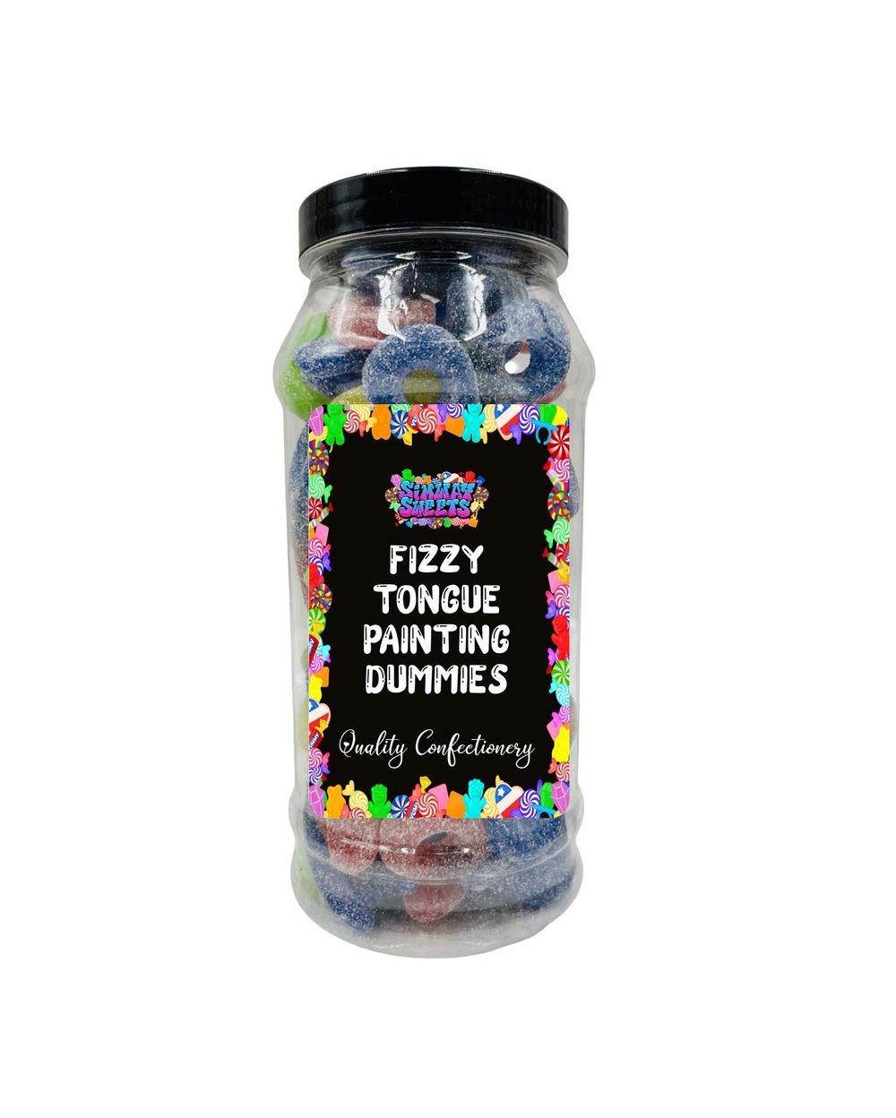 Fizzy Tongue Painters Fizzies Tongue Painting Dummies Retro Sweets Gift Jar