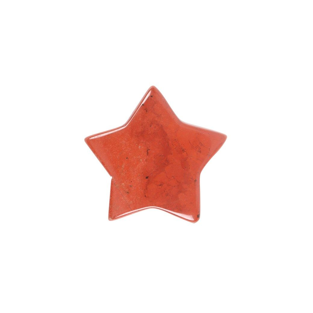 Red Jasper Crystal Star in a Bag