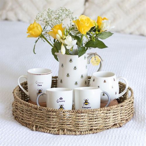 17cm Bee Ceramic Flower Jug