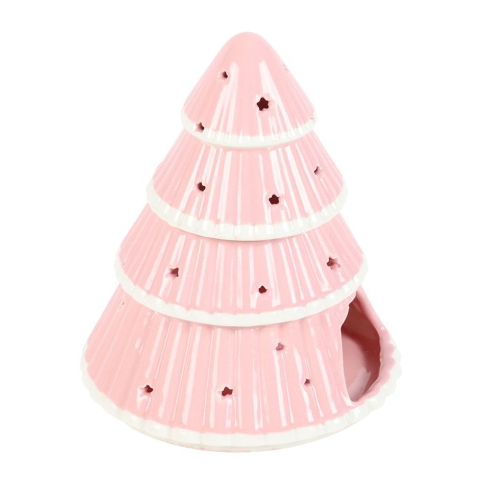 Pink Christmas Tree Oil Burner