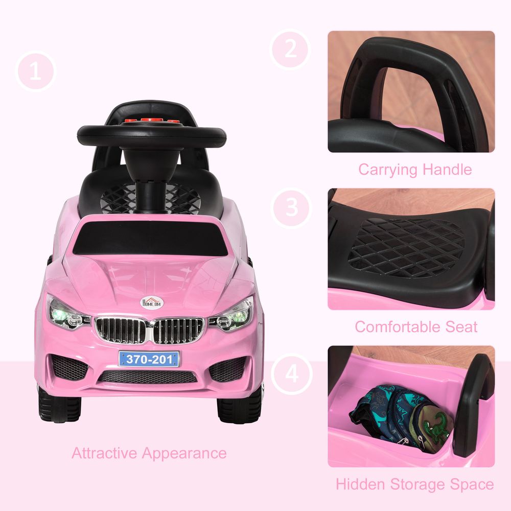 Ride on Car Baby Toddler Walker Foot to Floor Sliding Car Slider Pink