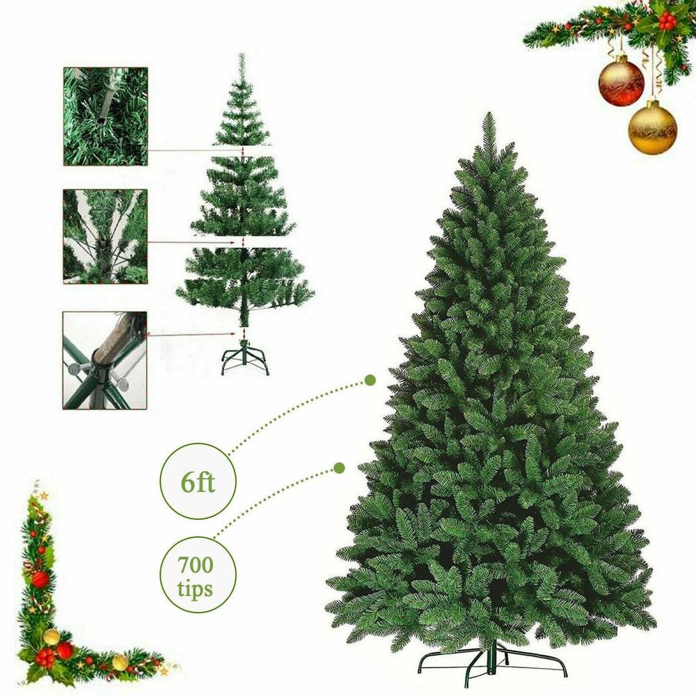 6FT GREEN ARTIFICIAL Colorado Christmas Tree 180cm