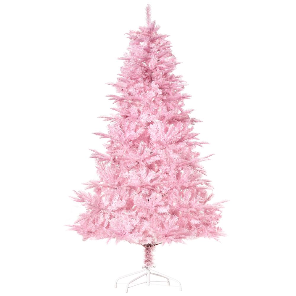 6FT Artificial Pink Christmas Tree with Automatic Open