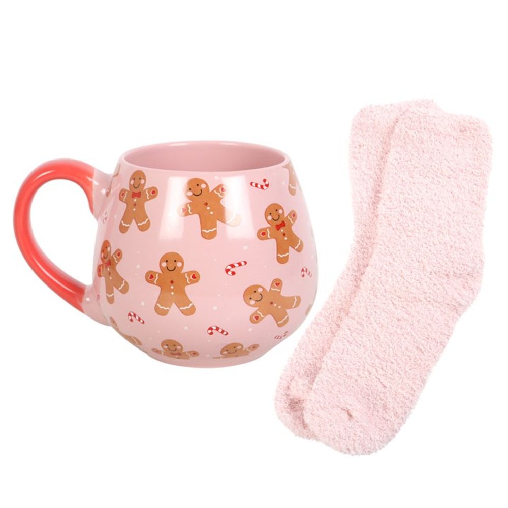 Gingerbread Mug and Socks Set