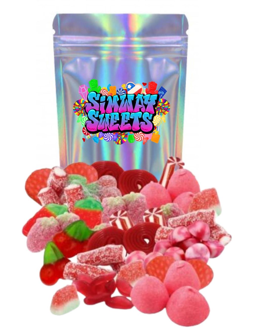 Scarlet Red Pick N Mix Sweets - 2KG Bag