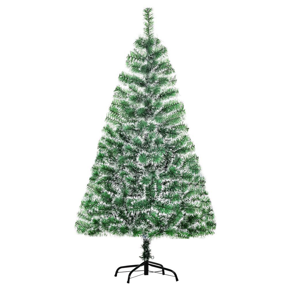 5ft Indoor Christmas Tree with Metal Stand,  416 Tips