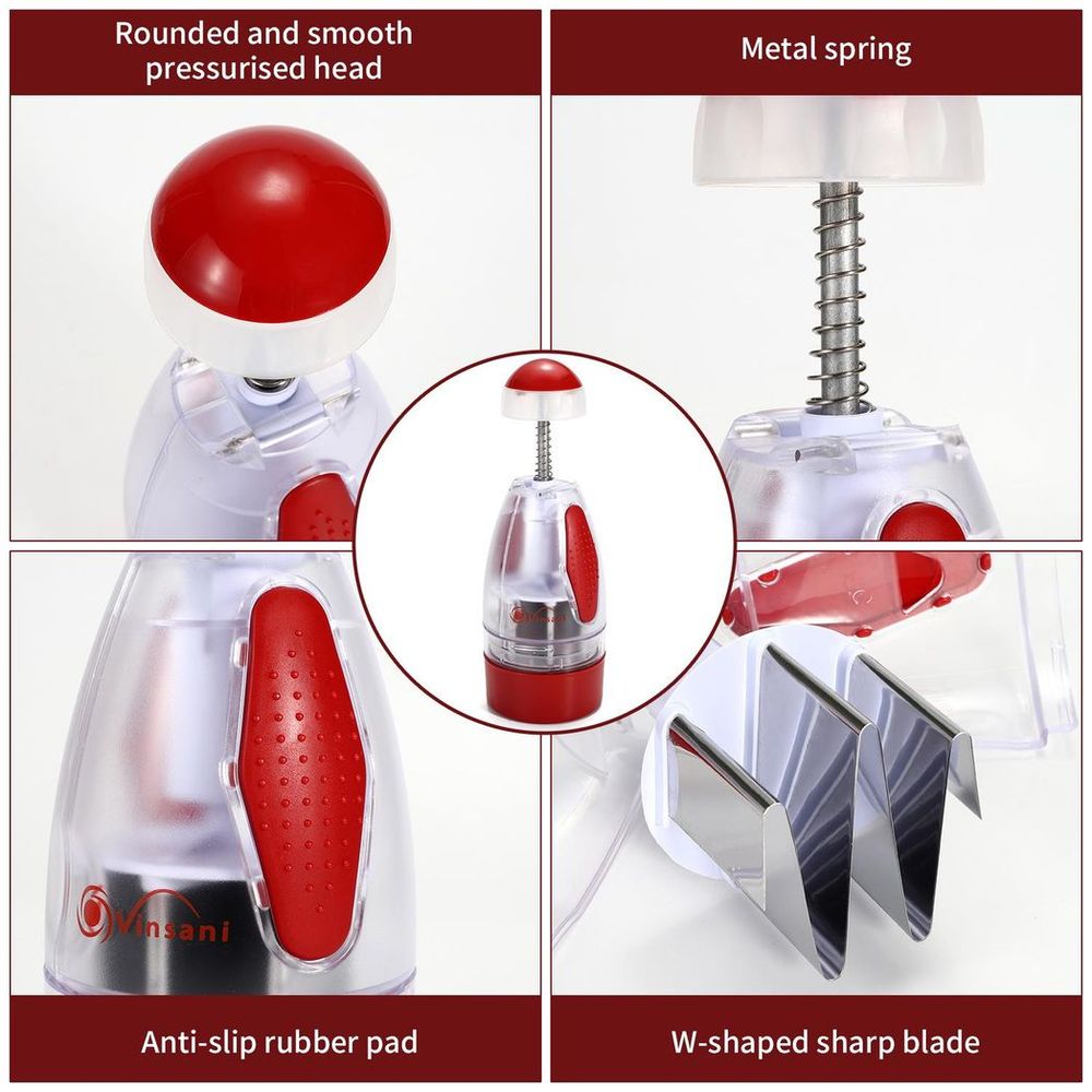 VINSANI RED/WHITE ONION CHOPPER