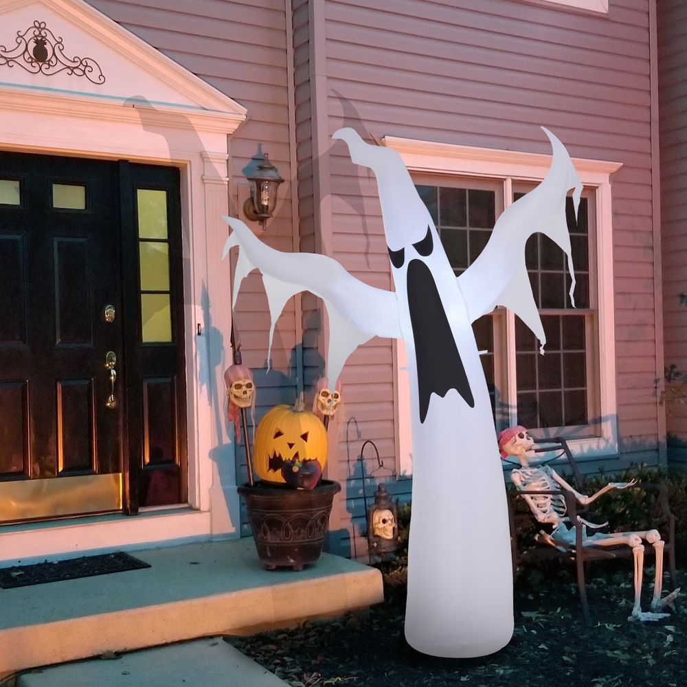 6FT 1.8m LED Halloween Inflatable Decoration Floating Ghost