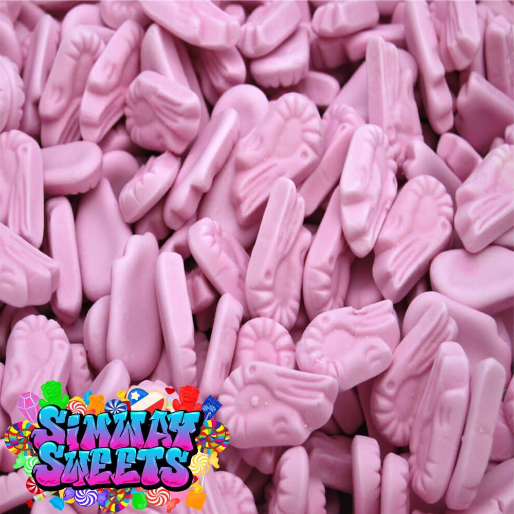 Foam Shrimps Raspberry Flavour Retro Sweets Gift Jar