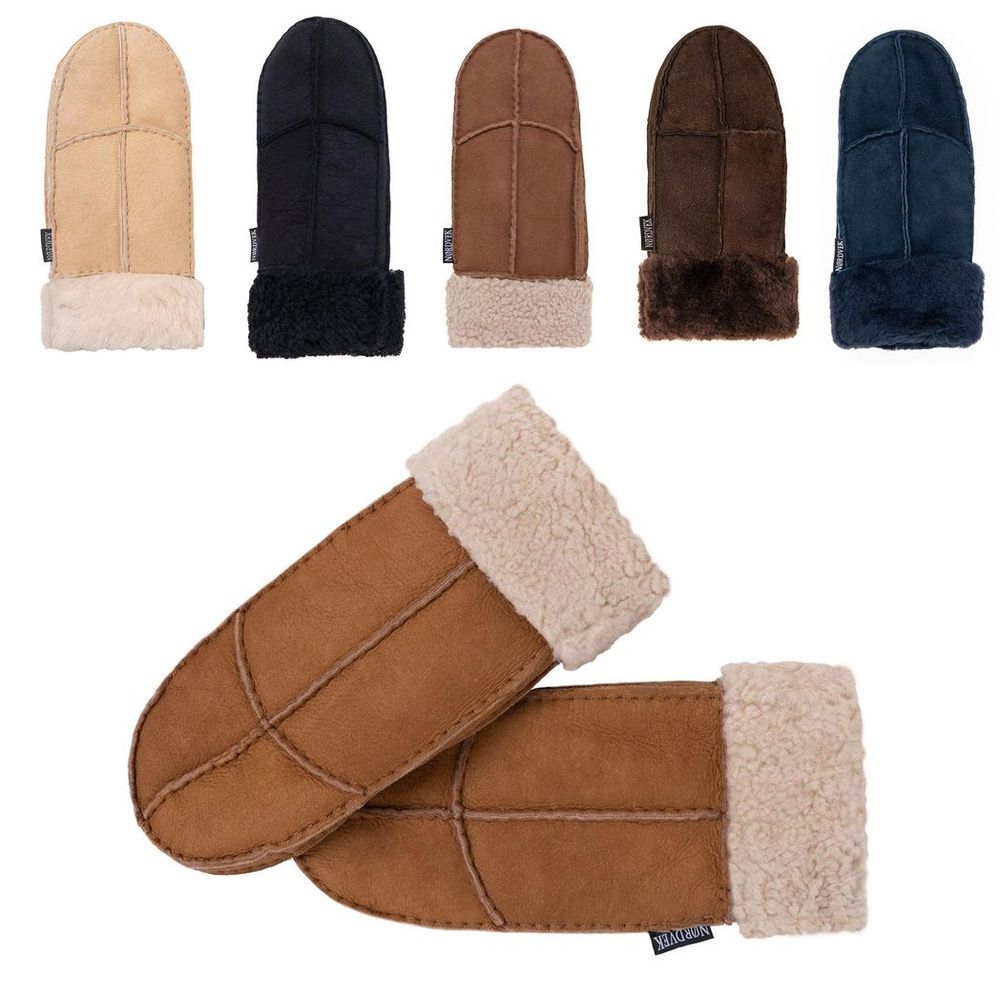 Nordvek Womens Sheepskin Mittens