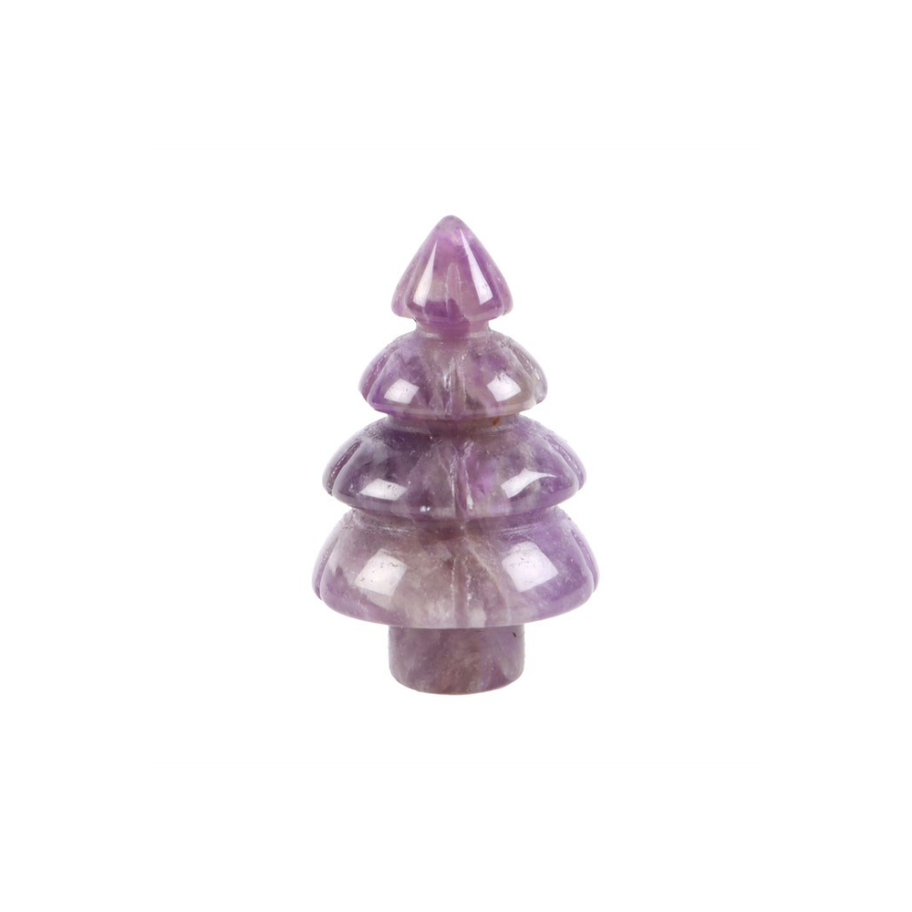 Amethyst Crystal Christmas Tree in a Bag