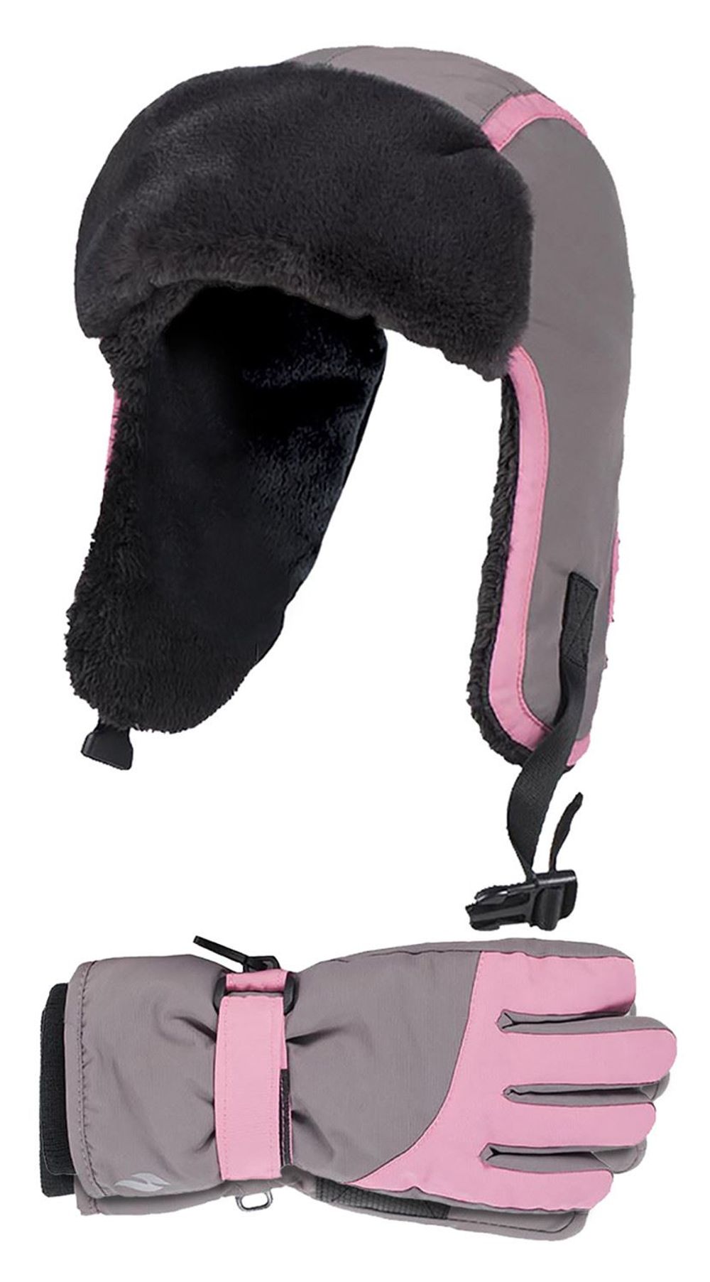 Heat Holders - Children's Ski Gloves & Trapper Hat Set