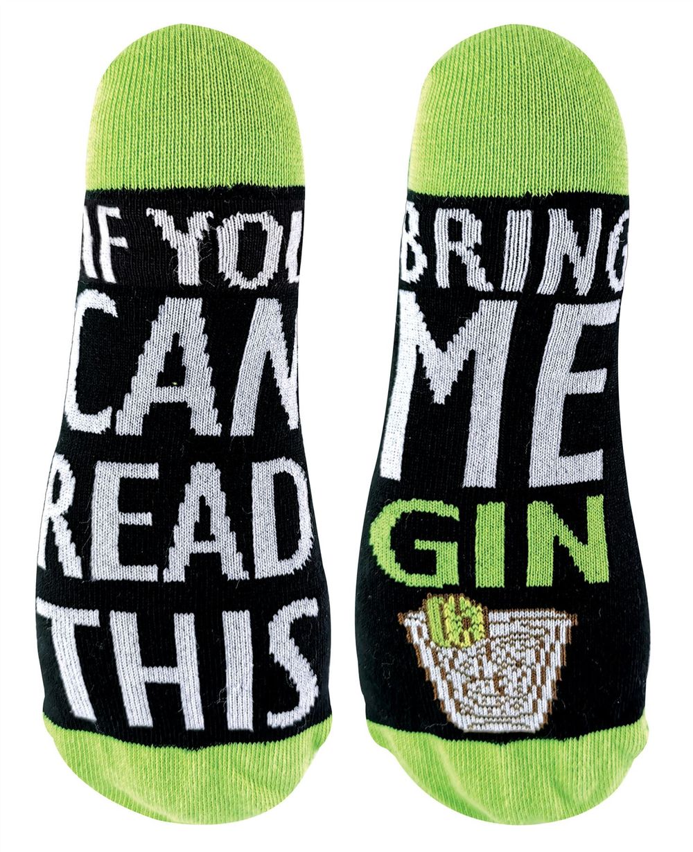 If you can read this bring me... socks