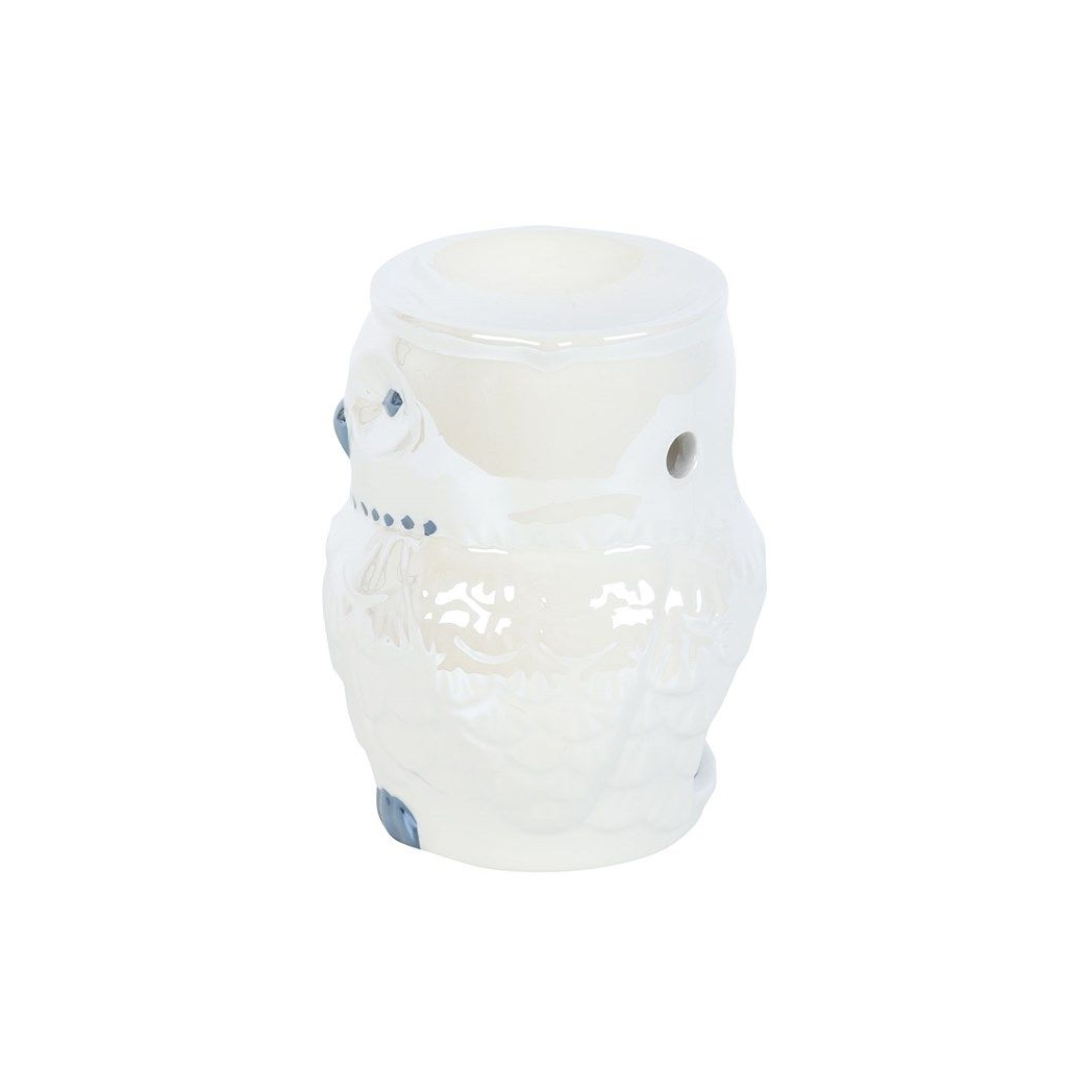 Owl Shaped Iridescent Oil Burner and Wax Warmer