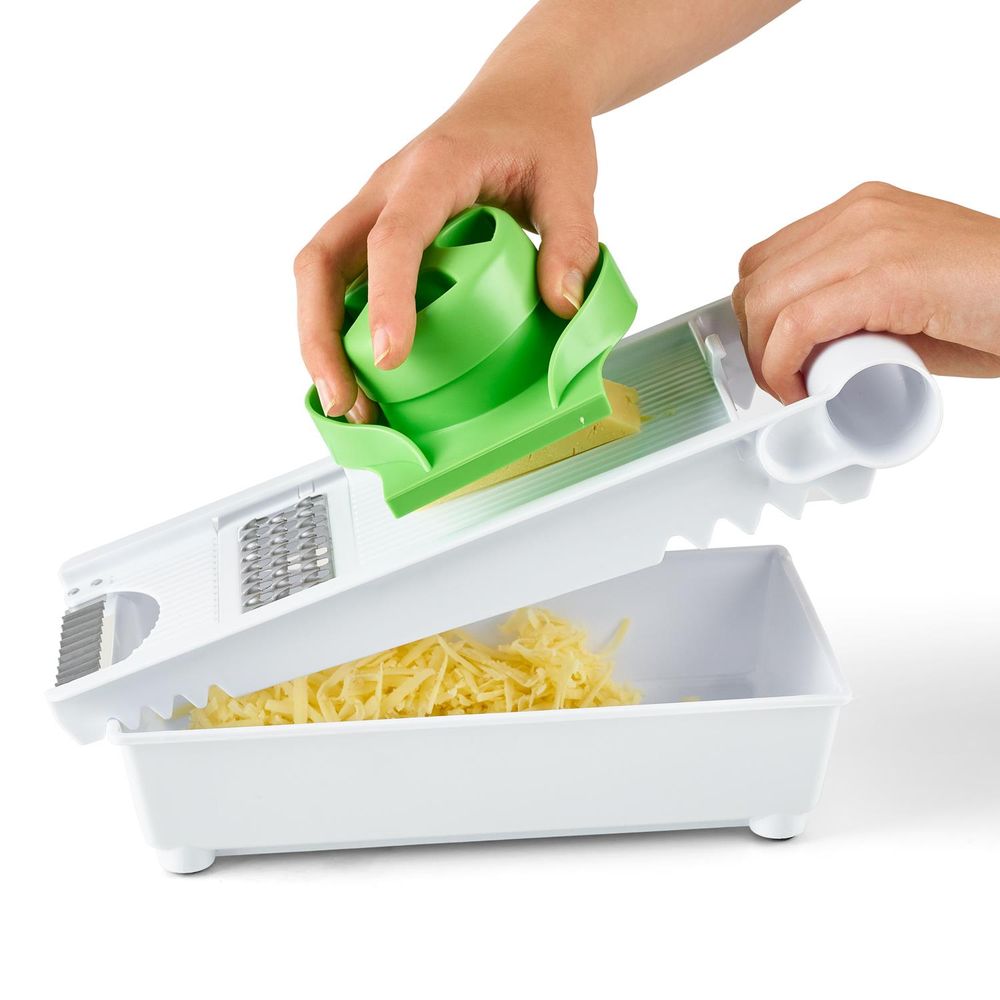 VINSANI GREEN/WHITE 6 IN 1 GRATER