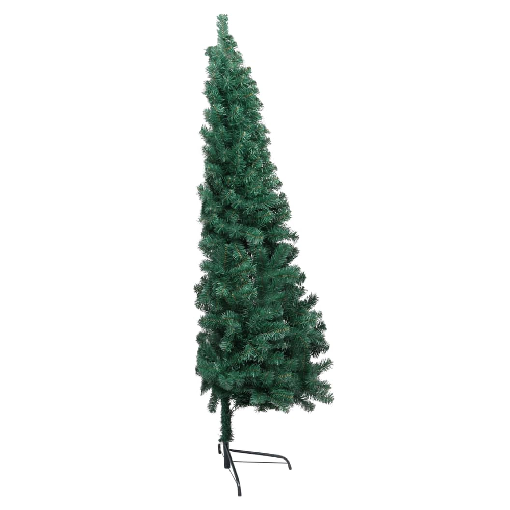 Artificial Half Pre-lit Christmas Tree with Ball Set Green 120 cm