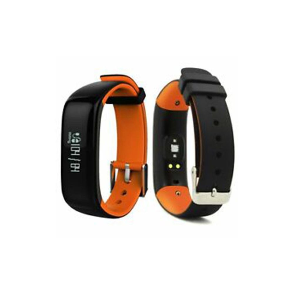 Bas-tek V5s Pro Lightweight Bluetooth Fitness Watch and Activity Tracker Orange