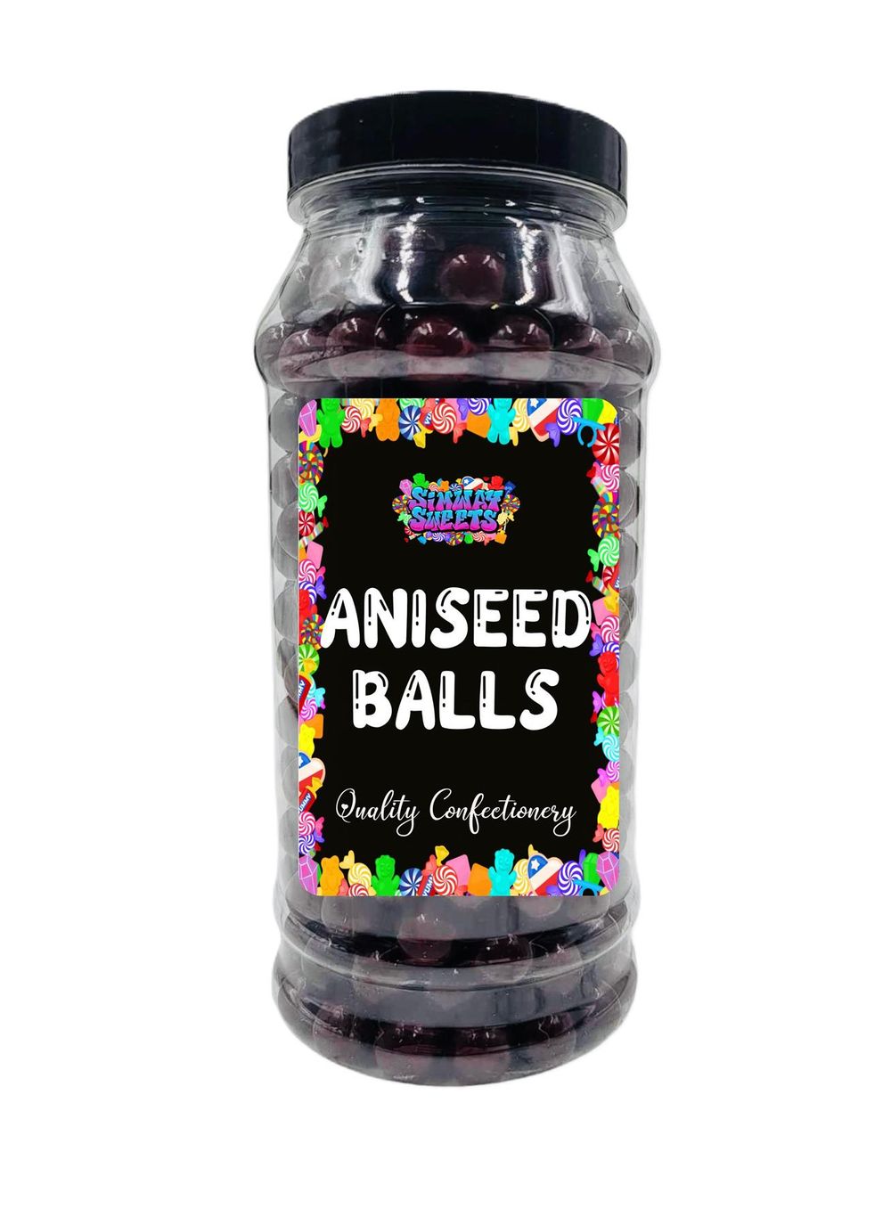 Aniseed Balls Retro Sweets Gift Jar