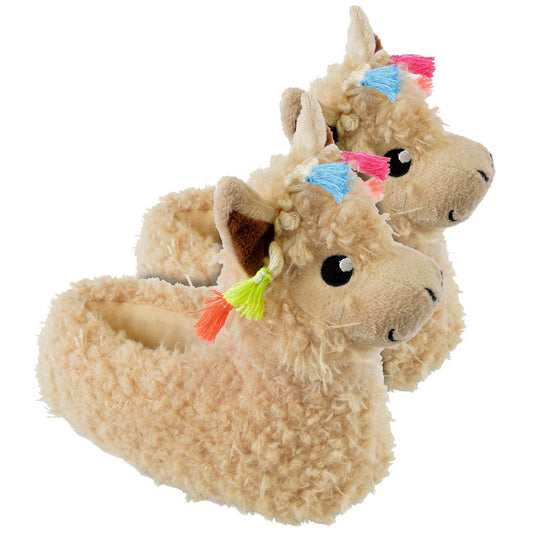 Kids Llama Slippers