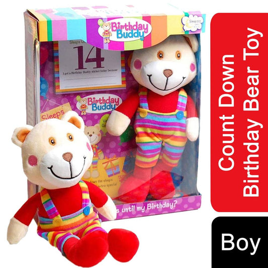 Birthday Buddy (Boy)- Count Down Birthday Bear Toy