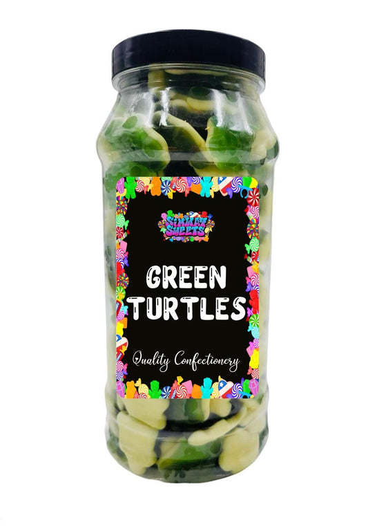 Gummy Turtles Retro Sweets Bubblegum Flavoured Gummy Sweets Gift Jar