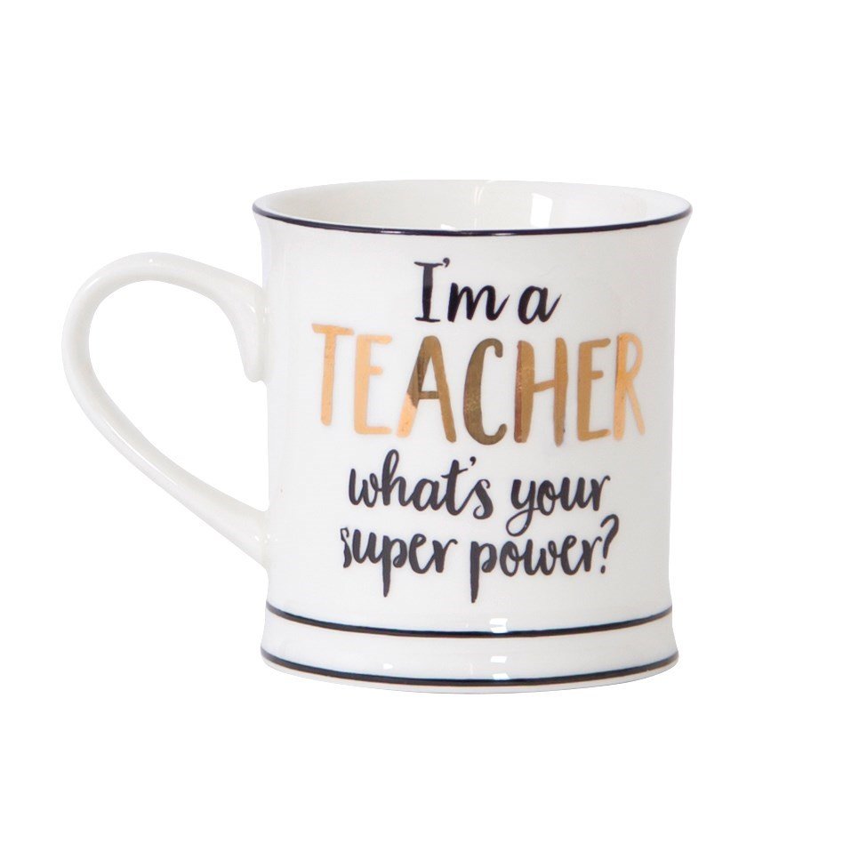 LAST ONE! Metallic Monochrome I'm A Teacher Mug