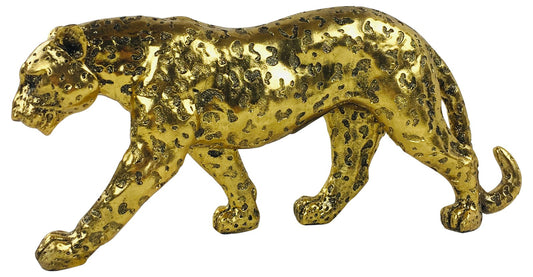 Gold Glitter Effect Leopard 40cm