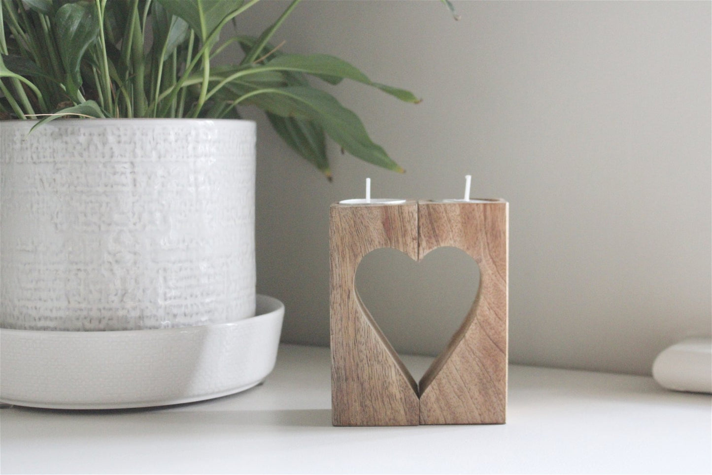 Cut-Out Heart Tealight Holders