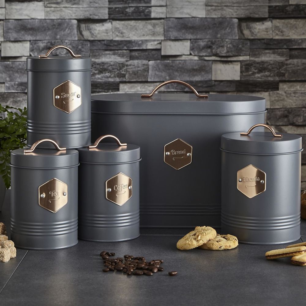 5 Piece Kitchen Canister Set