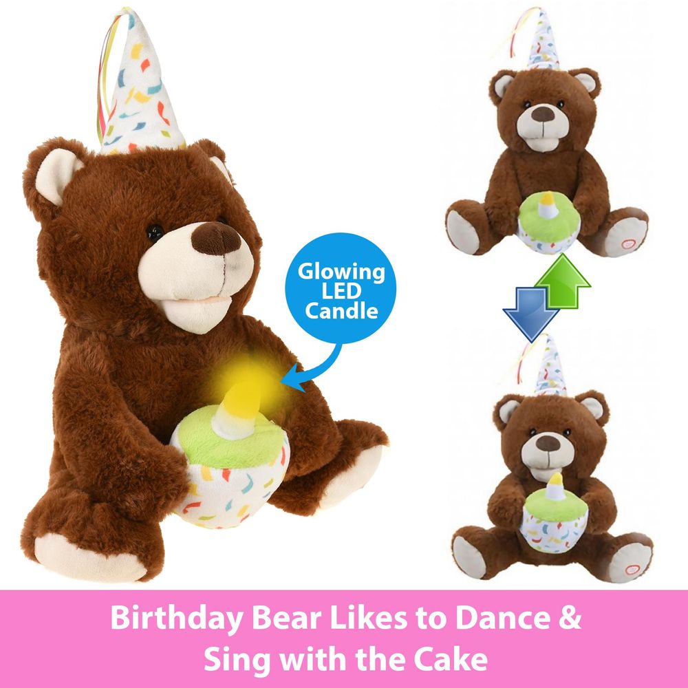 Make A Wish Happy Birthday Singing Bear