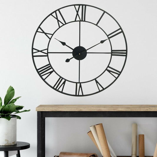 78cm ROMAN METAL CLOCK