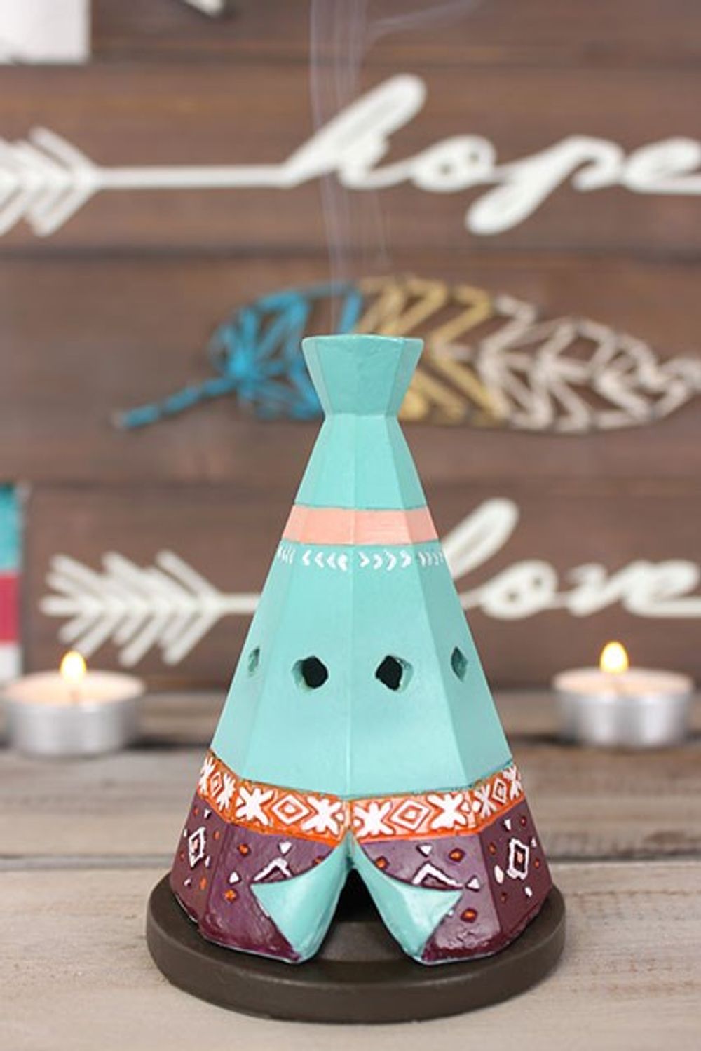 Boho Teepee Incense Cone Holder