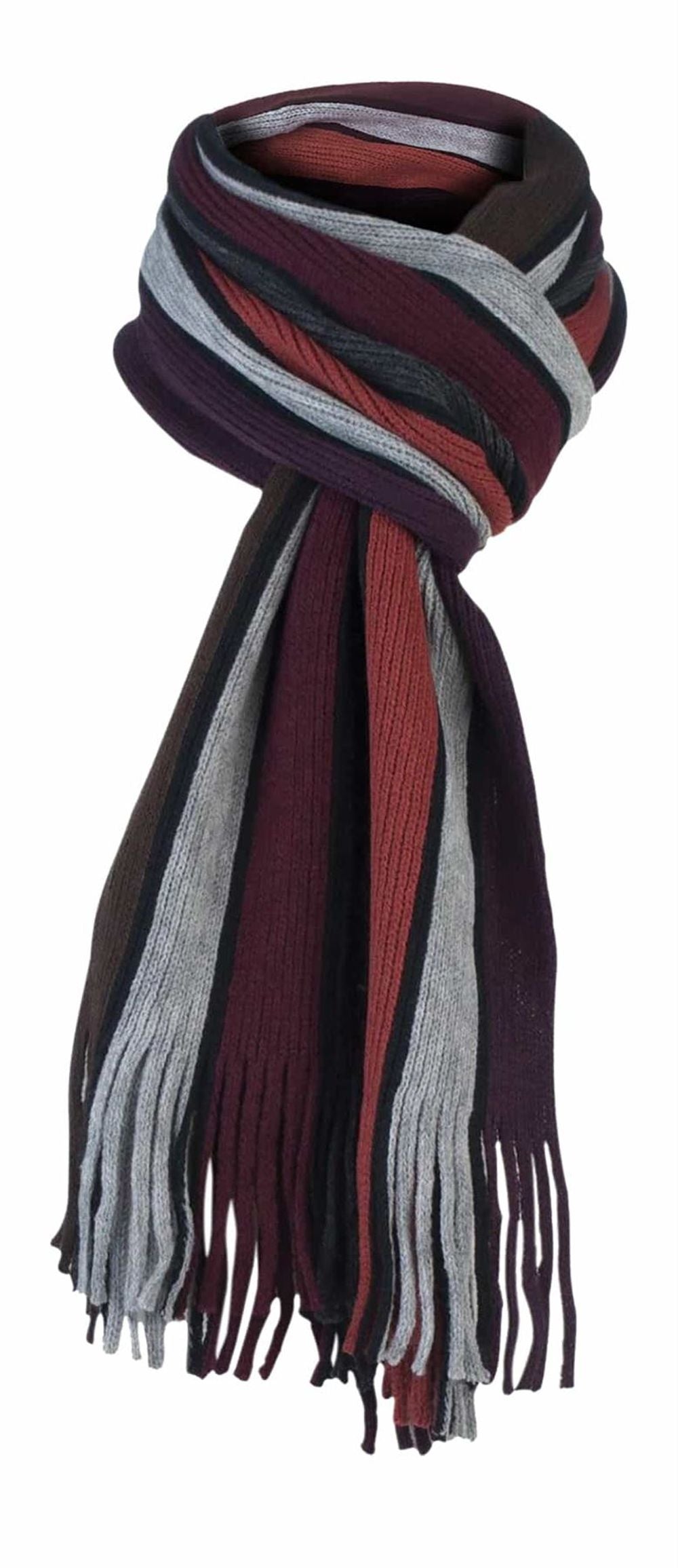 Giovanni Cassini - Mens Striped Scarf