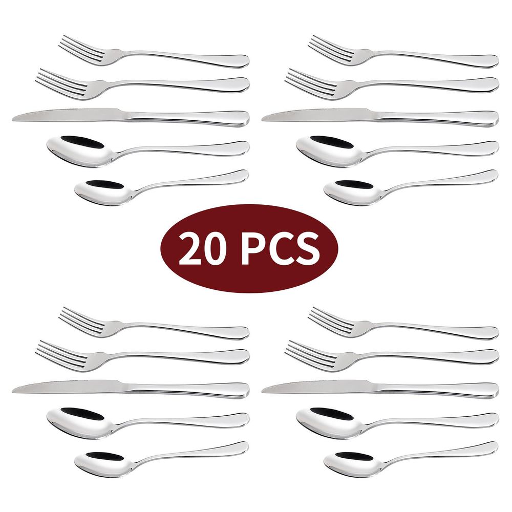 20 pcs Stainless Steel Cutlery Set