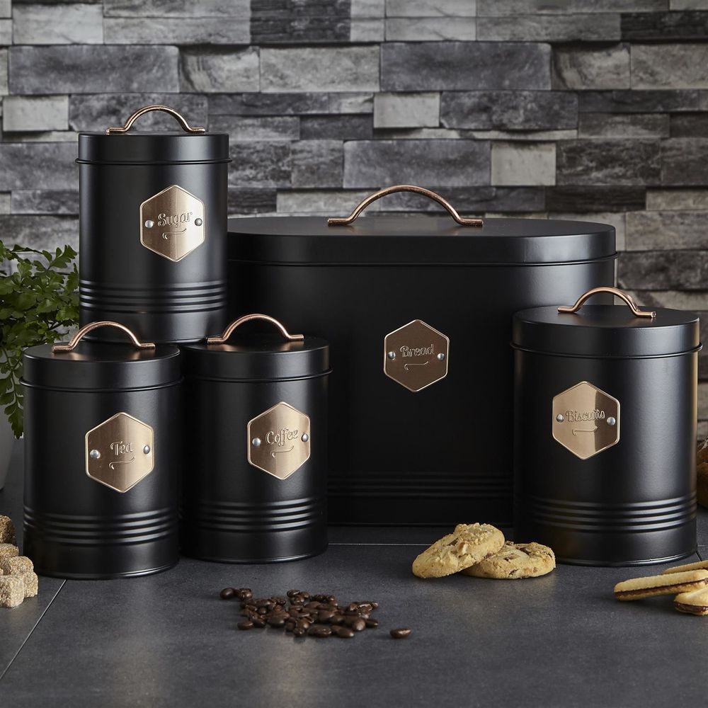 5 Piece Kitchen Canister Set